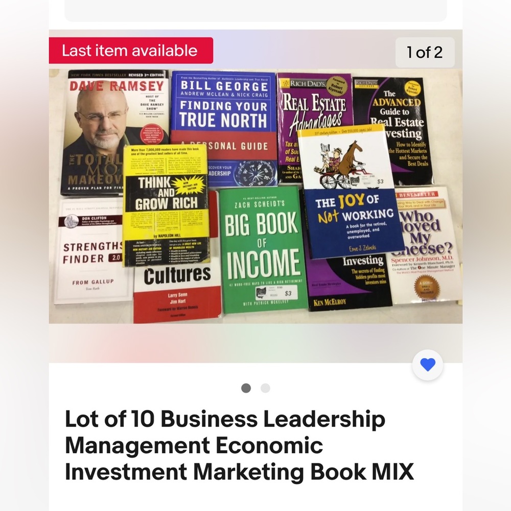 10 lot of business books 📚 Mystery Box